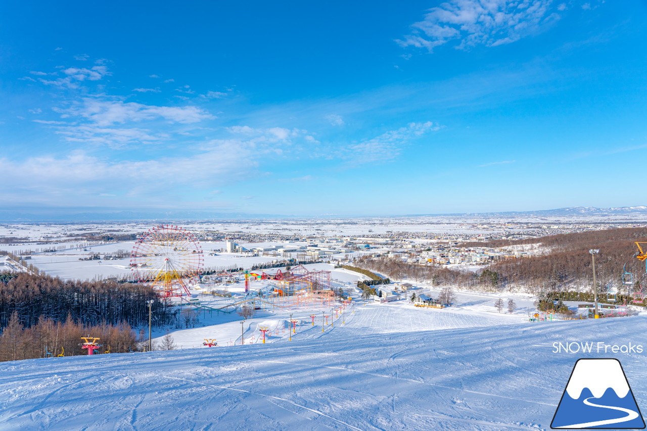 北海道グリーンランドホワイトパーク｜豪雪・岩見沢にもシーズン到来！のんびりメローなパウダーを楽しみましょう♪